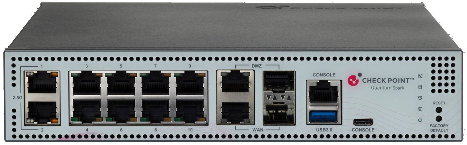 Spark 2500 rack front panel